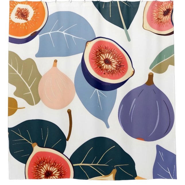 Fig Bohème Shower Curtain (Front)