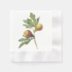 fig(Ficus violacea) by Redouté Napkin