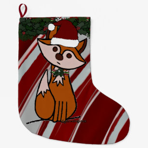 Fig Fox Christmas Stocking