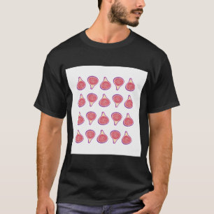 Fig Fruit Drawing Kitchen Nook Print Decor Gift T-Shirt