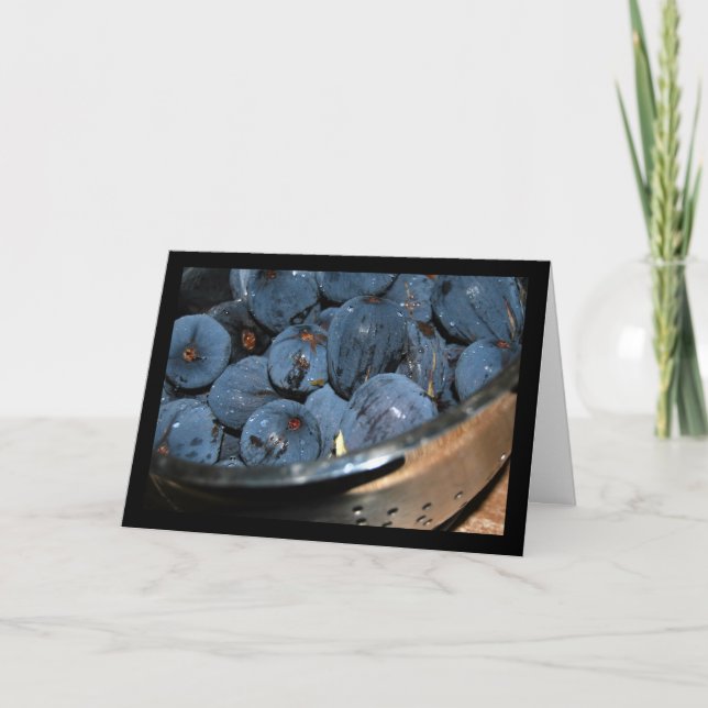 Fig Fruit in Colander Card (Front)