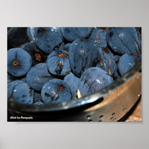 Fig Fruit in Colander Poster