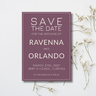 Fig Ivory Old Money Modern Wedding Save The Date
