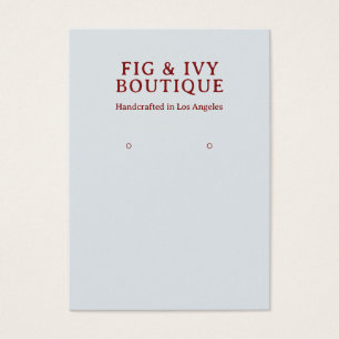 Fig & Ivy Earring Display Card