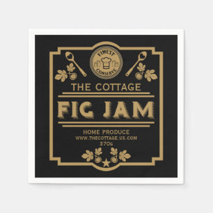 Fig Jam Seller Napkin