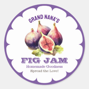 Fig Jam Vintage Label Preserve