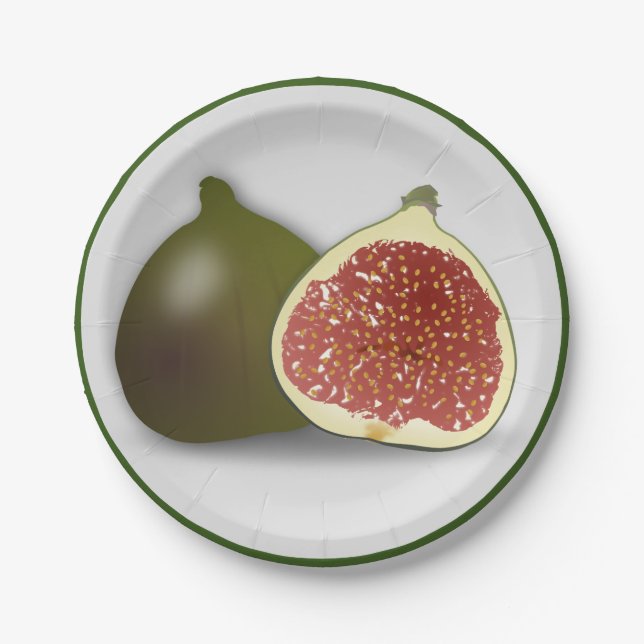 Fig Paper Plate (Front)