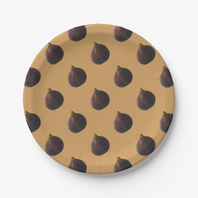 Fig Paper Plate (Front)