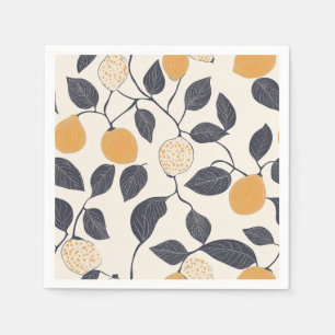 fig pattern Paper Napkin
