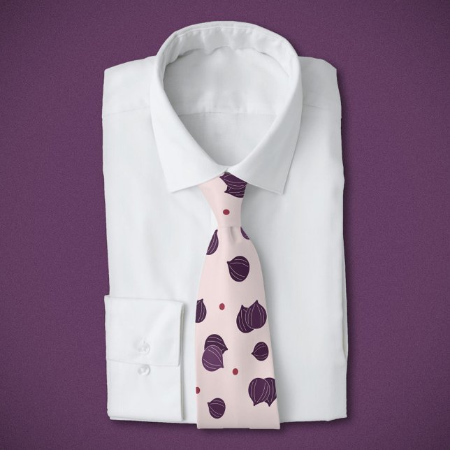 Fig Pattern Tie (Fig Pattern Neck Tie)