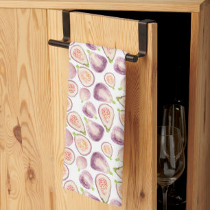 Fig Print Tea Towel