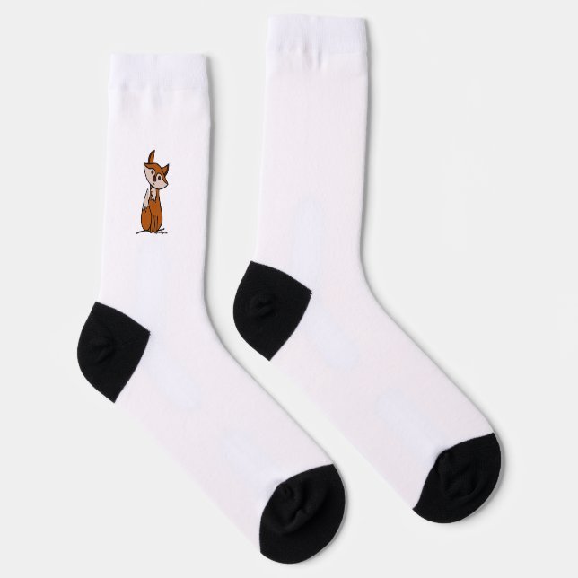 Fig the Fox Crew Socks (Right)