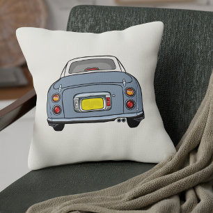 Figarations Cute Lapis Grey Figaro Car Cream Cushion
