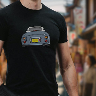 Figarations Cute Lapis Grey Figaro Car Graphic T-Shirt