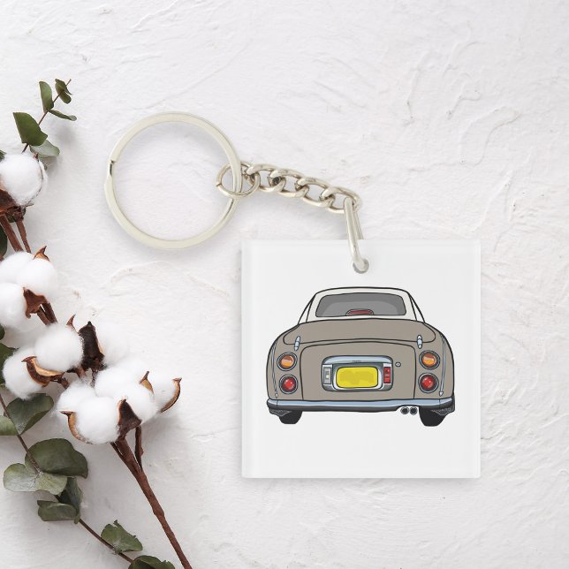 Figarations Cute Topaz Mist Figaro Car Acrylic Key Ring (Cute topaz figaro car acrylic keychain for your car keys)