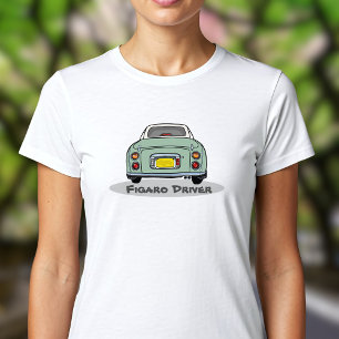 Figarations Emerald Green Figaro Driver Name T-Shirt