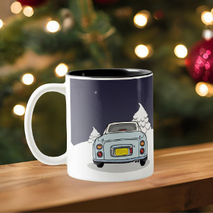 Figarations Figmas Holiday Pale Aqua Figaro Mug