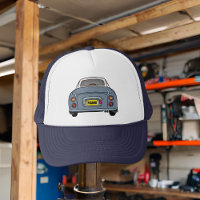 Figarations Lapis Gray Figaro Car Trucker Hat