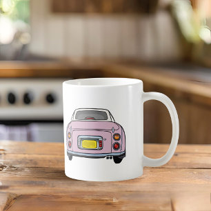 Figarations Name Pink Figaro Car Coffee Mug