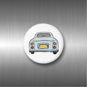 Figarations Pale Aqua Figaro Car Magnet