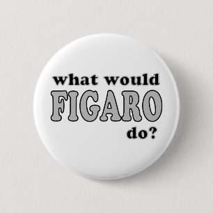 Figaro 6 Cm Round Badge