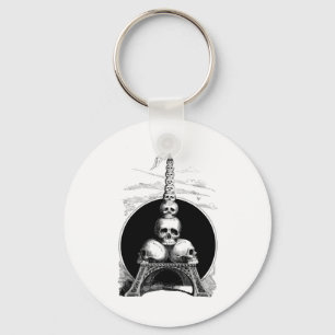 Figaro. An Eiffel Tower for the Cemetery Key Ring