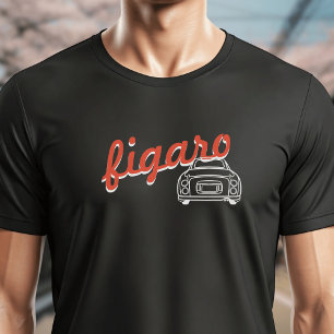 Figaro Car Name Black Figarations T-Shirt