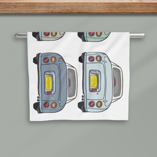 Figaro Car Season Cute Figarations Kitchen Towel (Fun figgy kitchen towel just for you)