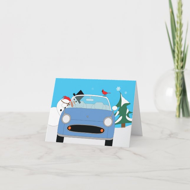 Figaro Holiday Greeting Card (Front)