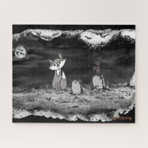 figdewdrop Graveyard Fig & Blinky Jigsaw Puzzle