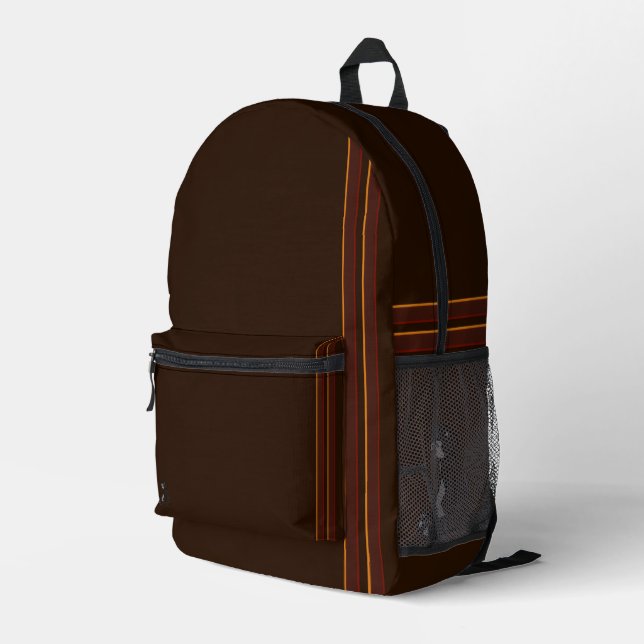 figdewdrops Bear Brown Backpack (Back Corner Right)