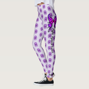 Fight Against Lupus Custom Text Women's Leggings