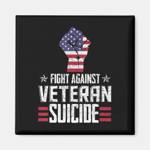 Fight Against Veteran Suicide Awareness Day  Magnet