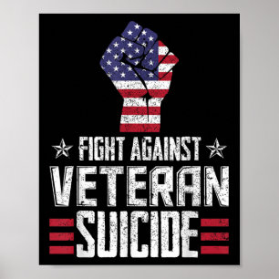 Fight Against Veteran Suicide Awareness Day Poster