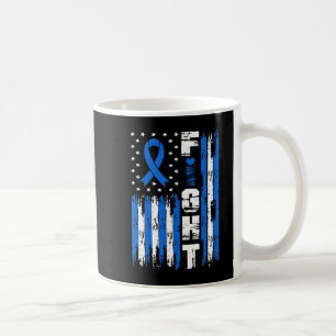Fight Ataxia Awareness Patriotic USA American Flag Coffee Mug
