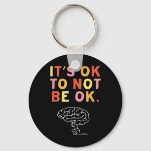 Fight Awareness Of Mental Health Sunflowers Key Ring