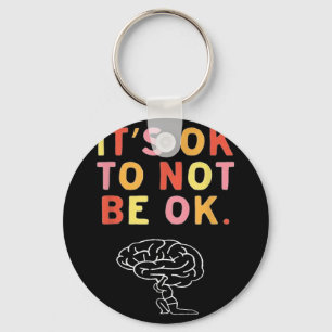Fight Awareness Of Mental Health Sunflowers Key Ring