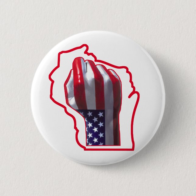 Fight Back! 6 Cm Round Badge (Front)