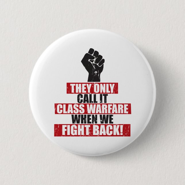 Fight Back 6 Cm Round Badge (Front)