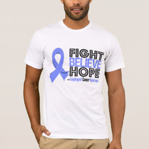Fight Believe Hope - Oesophageal Cancer T-Shirt
