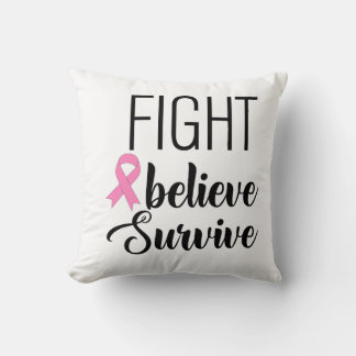 Fight & Believe Pillow
