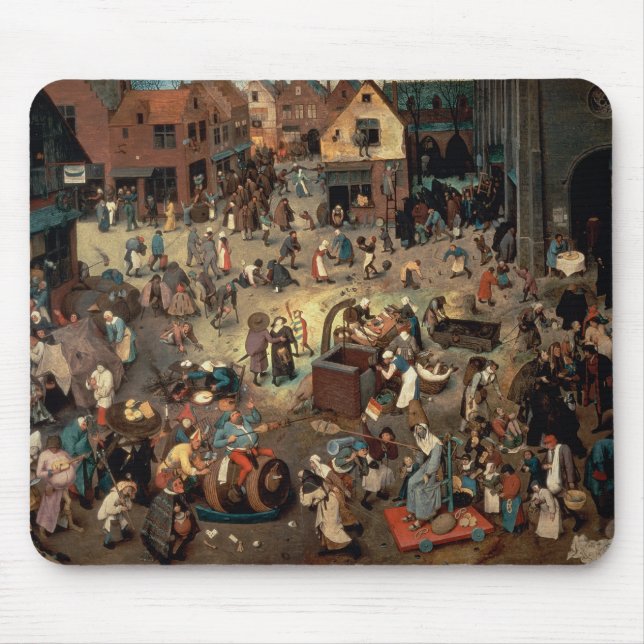 Fight between Carnival and Lent, 1559 Mouse Pad (Front)