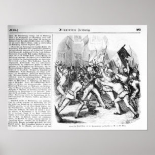 Fight between the Republicans & Parliament Poster