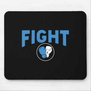 Fight Boxing Gloves Diabetes Awareness Mouse Pad