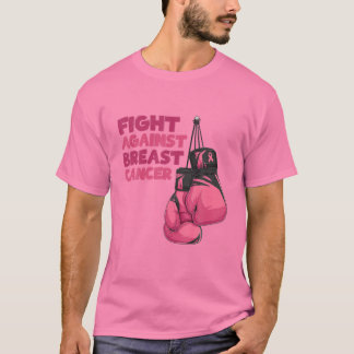 Fight Breast Cancer Awareness Month Boxing Gloves T-Shirt