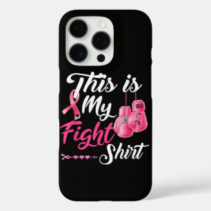 Fight Breast Cancer Pink Ribbon Fighter Boxing iPhone 16 Pro Case