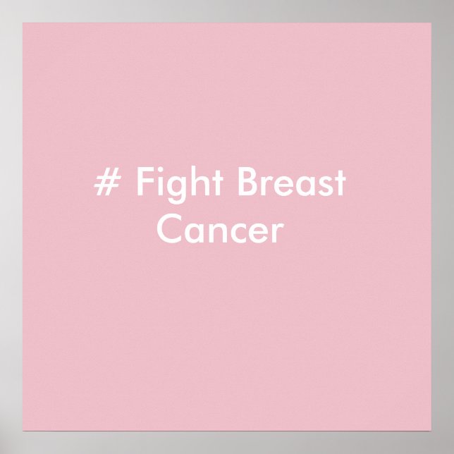 # Fight Breast Cancer Poster (Front)