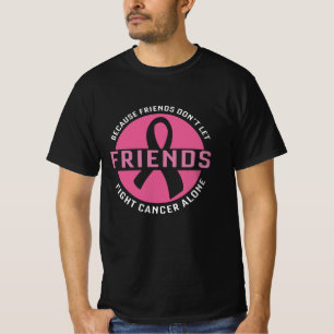 Fight Cancer Alone Friends Matching Breast Cancer T-Shirt