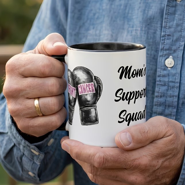 Fight Cancer Boxing Gloves Mug (Creator Uploaded)