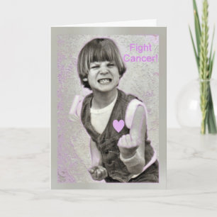 Fight Cancer encouragemet Card